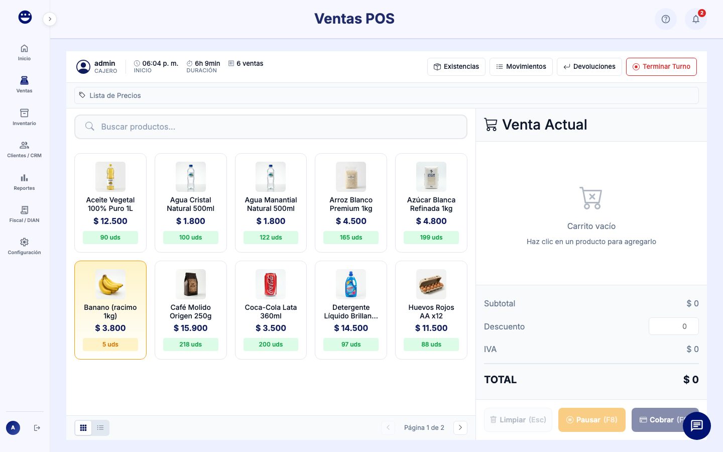 POSYMA — Punto de venta